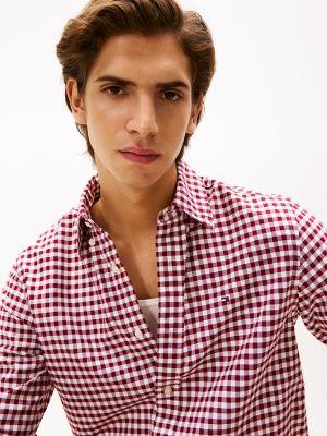 Regular Fit Gingham Oxford Shirt Product Image