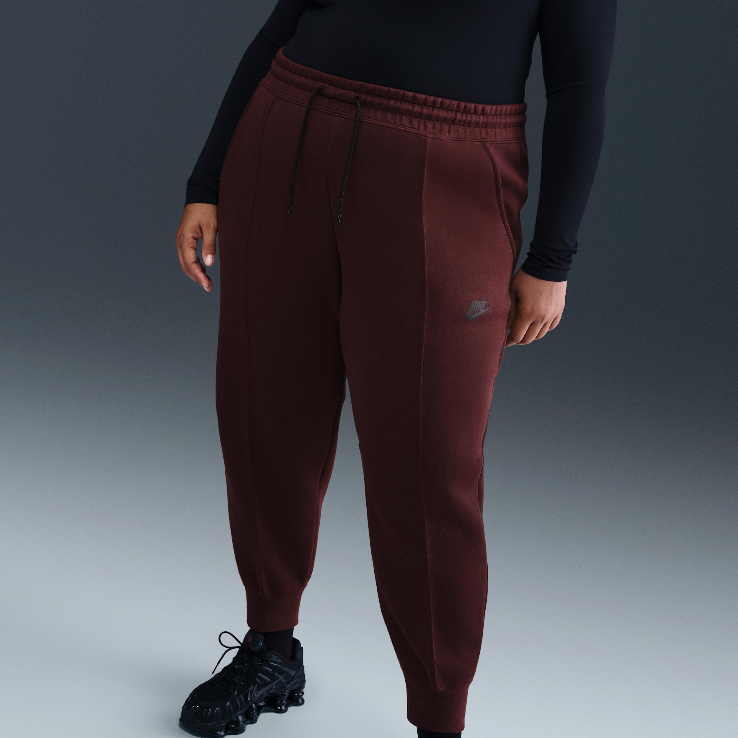 Women's Nike Sportswear Tech Fleece Mid-Rise Jogger Pants (Plus Size) Product Image