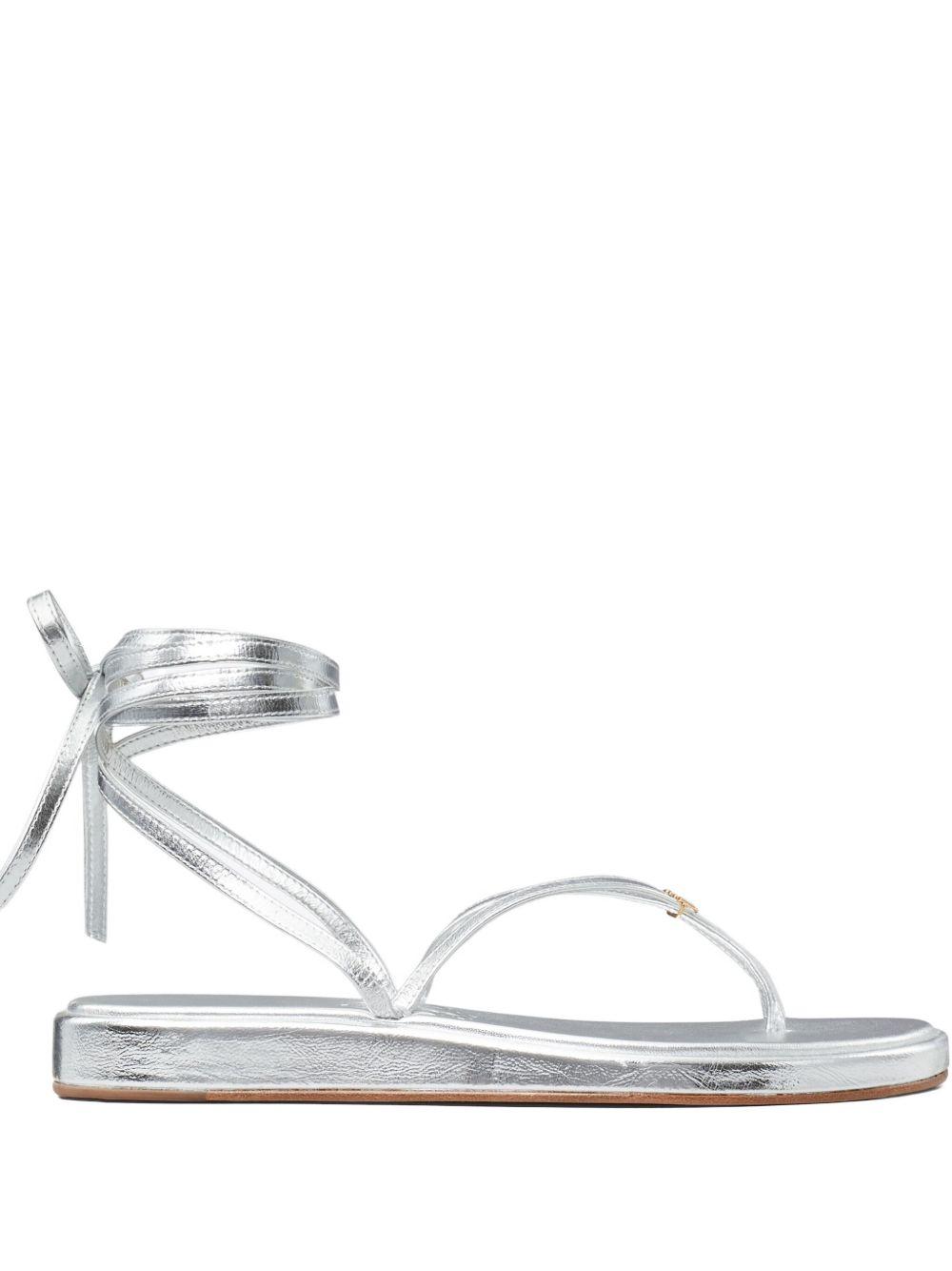 Capri metallic strappy sandals Product Image
