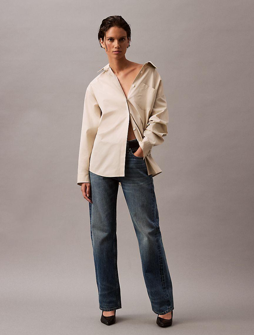 Pocket Cotton Button-Down Shirt Product Image