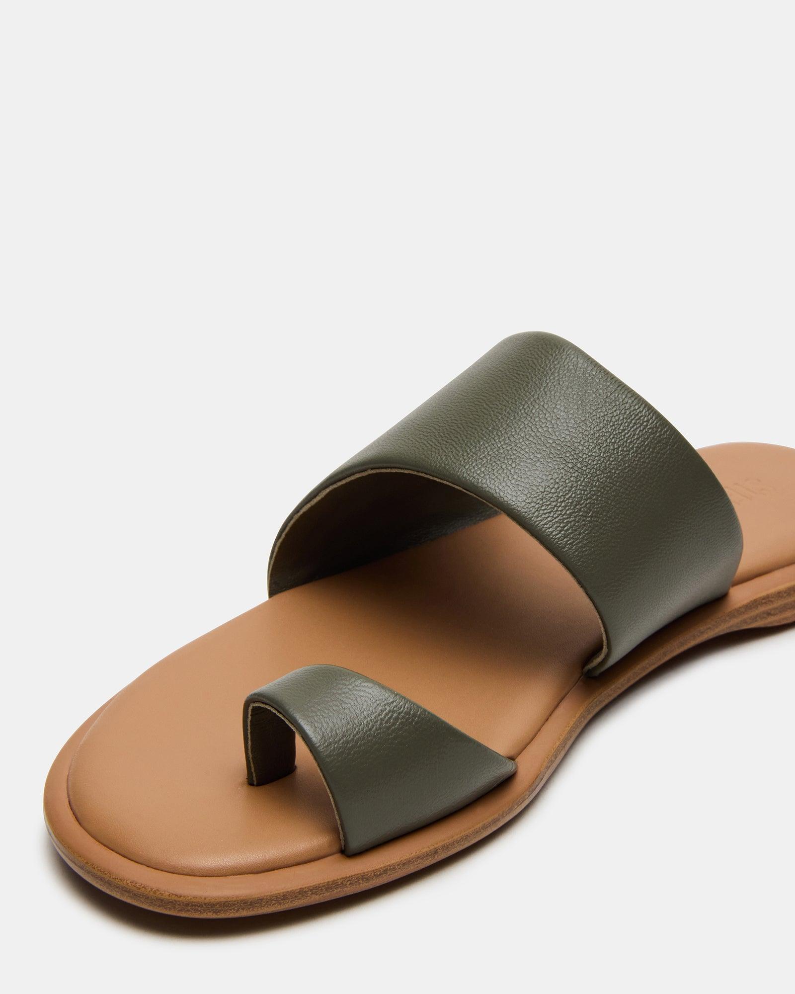 ZANI OLIVE LEATHER Female Product Image