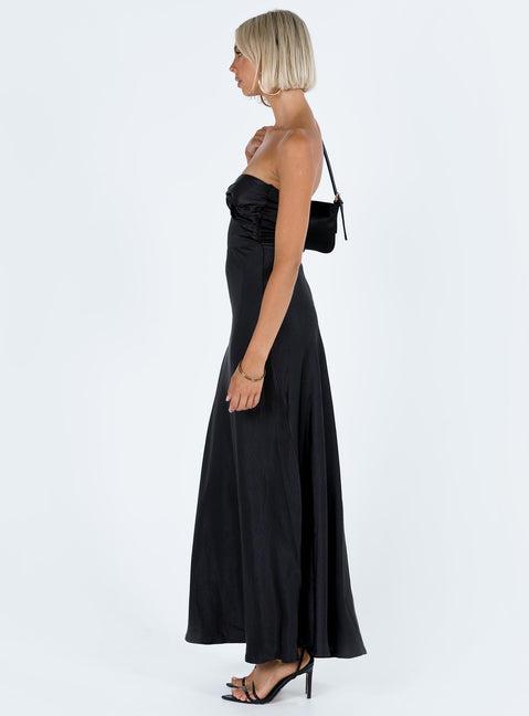 Ahna Maxi Dress Black Product Image