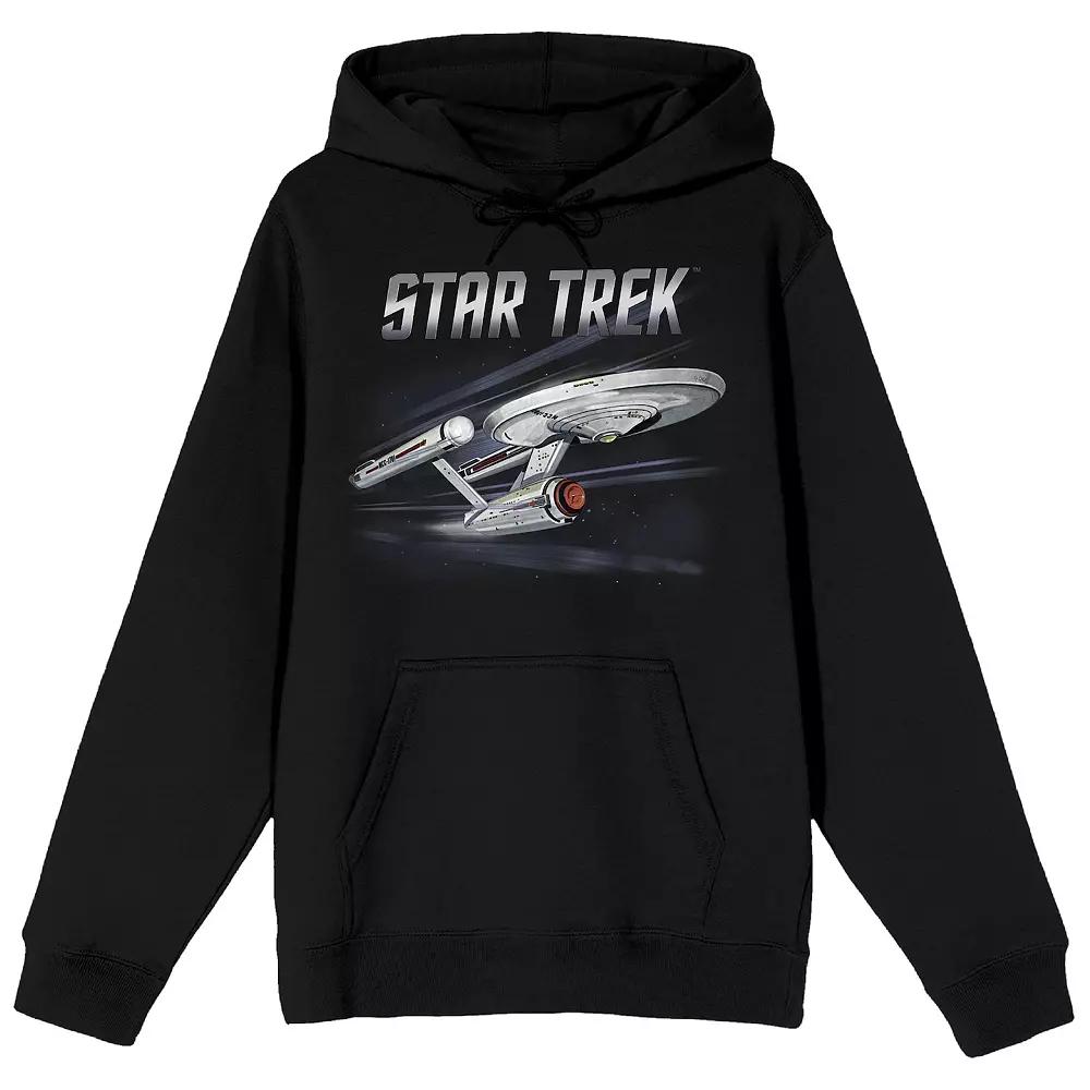 Men's Star Trek USS Enterprise Warp Graphic Hoodie,  Product Image