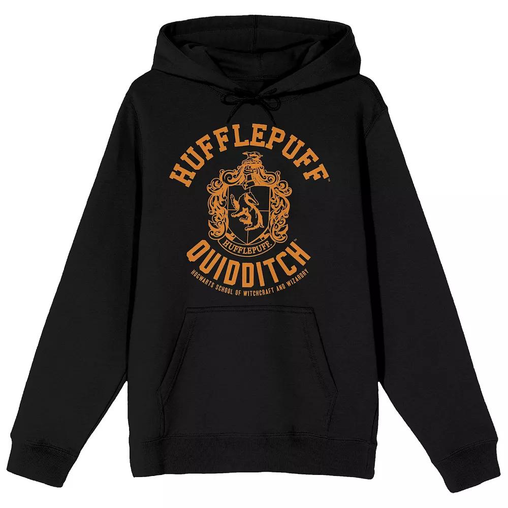 Men's Harry Potter Hufflepuff Quidditch Seal Graphic Hoodie, Size: XXL, Black Product Image