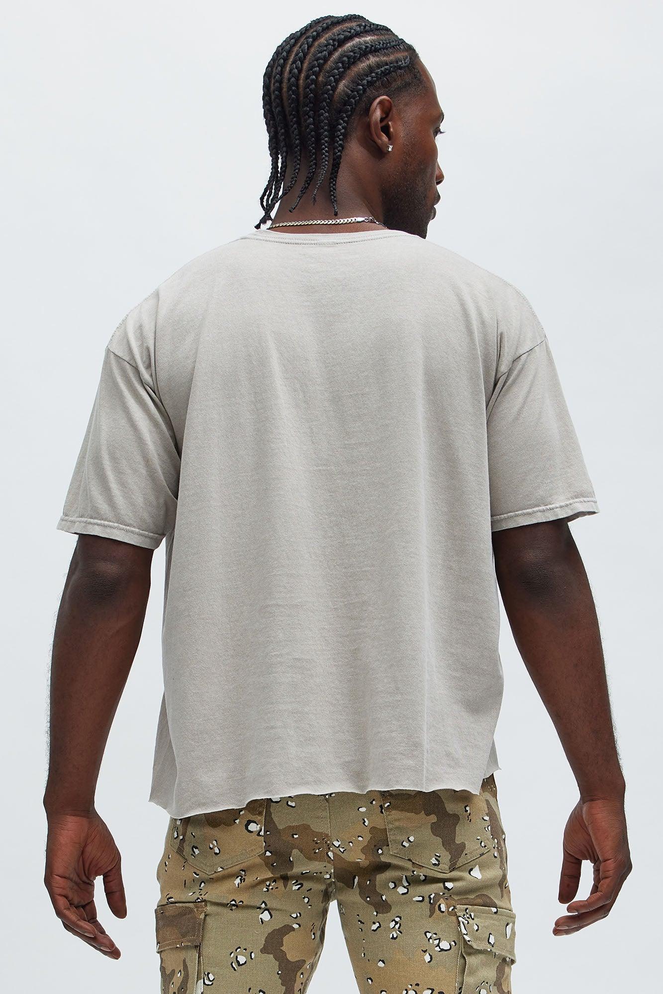 Poison Oversized Short Sleeve Tee - Sand Product Image