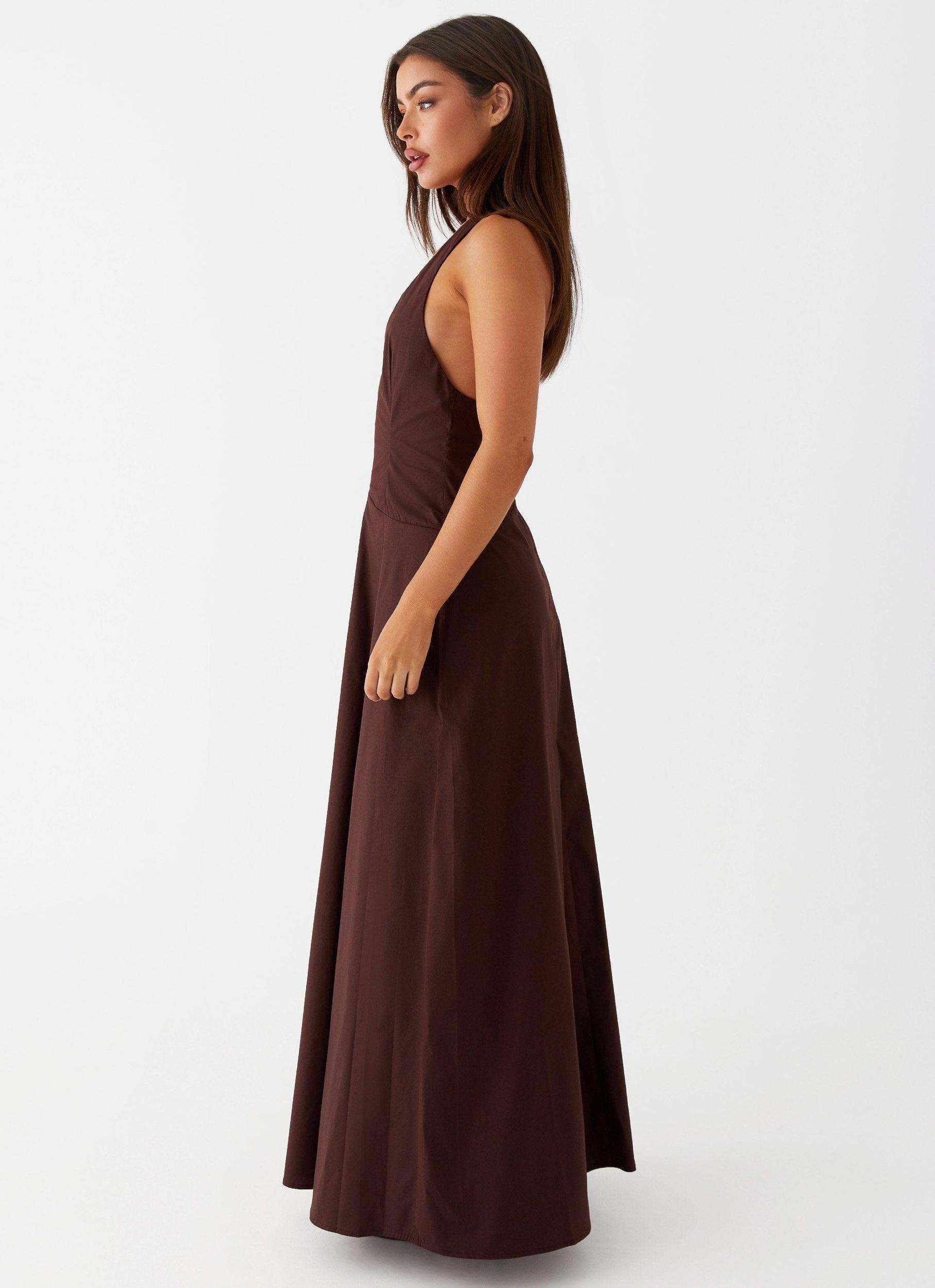 Vestige Maxi Dress - Chocolate Product Image