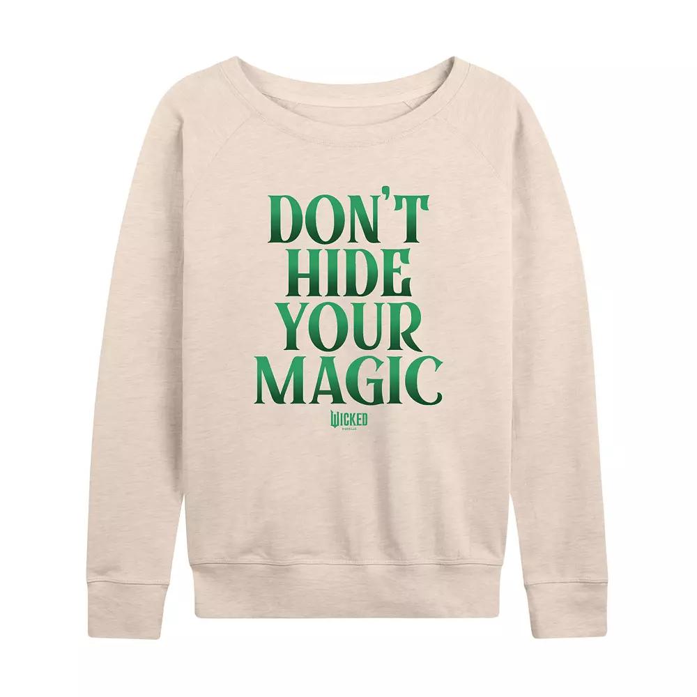 Women's Wicked Don't Hide Your Magic French Terry Long Sleeve Tee,  Product Image