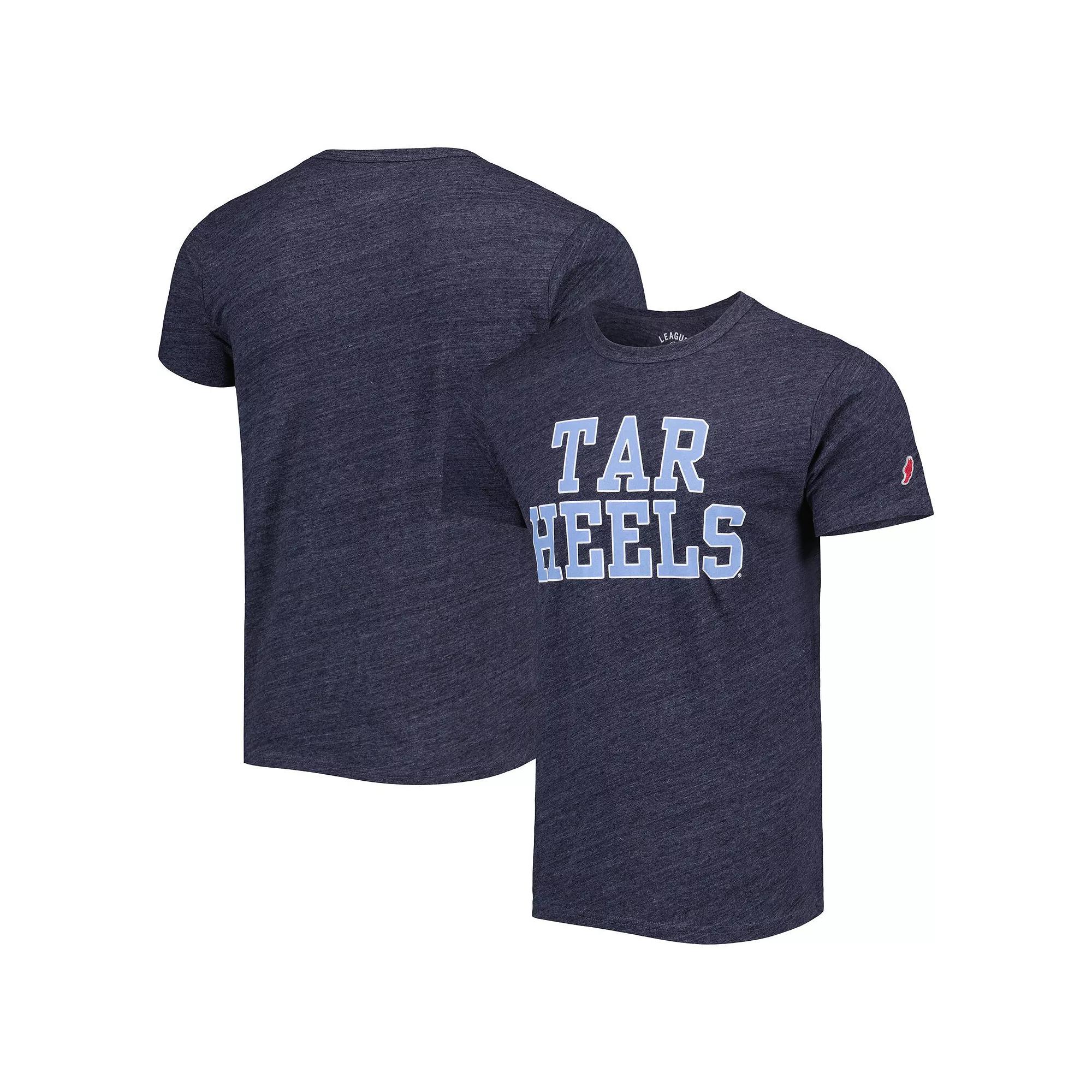 Men's League Collegiate Wear Heather Navy North Carolina Tar Heels Local Victory Falls Tri-Blend T-Shirt, Size: Large, Blue Product Image