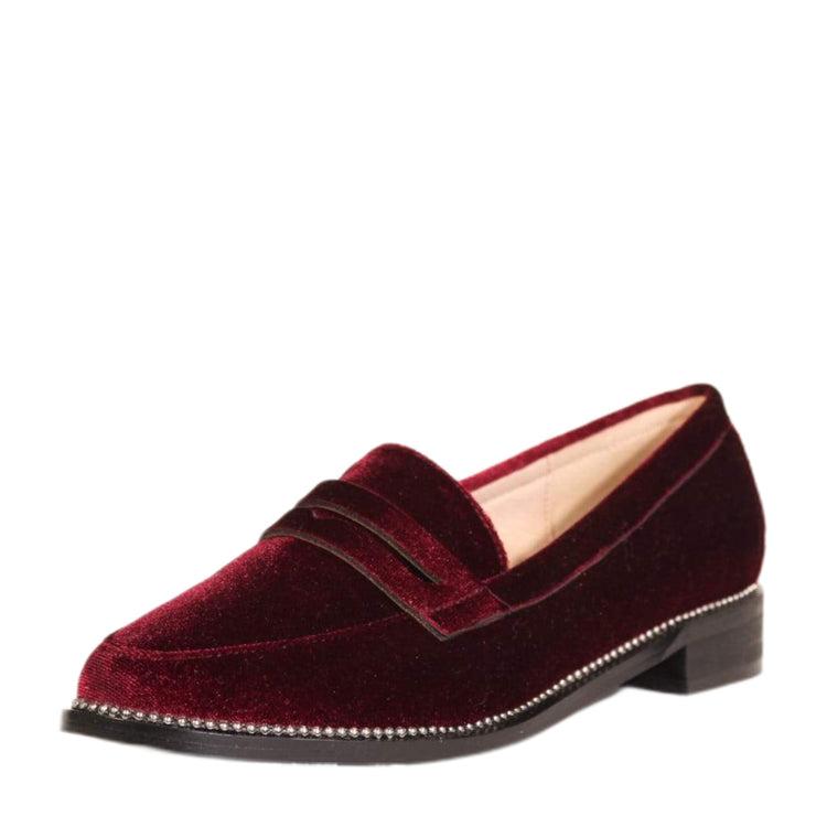 Lea Velvet Loafers Product Image