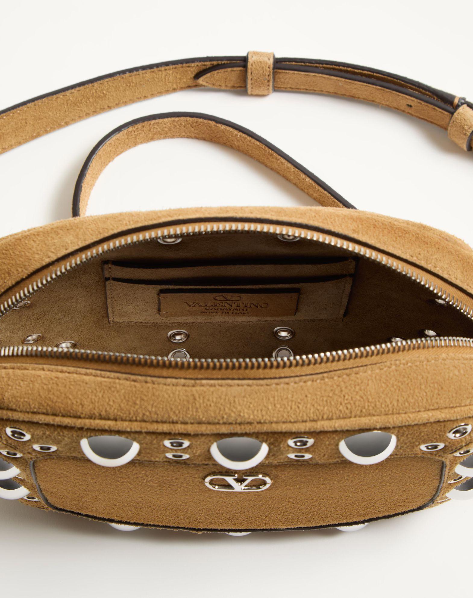 Valentino Garavani Nellcôte Suede Shoulder Bag Product Image