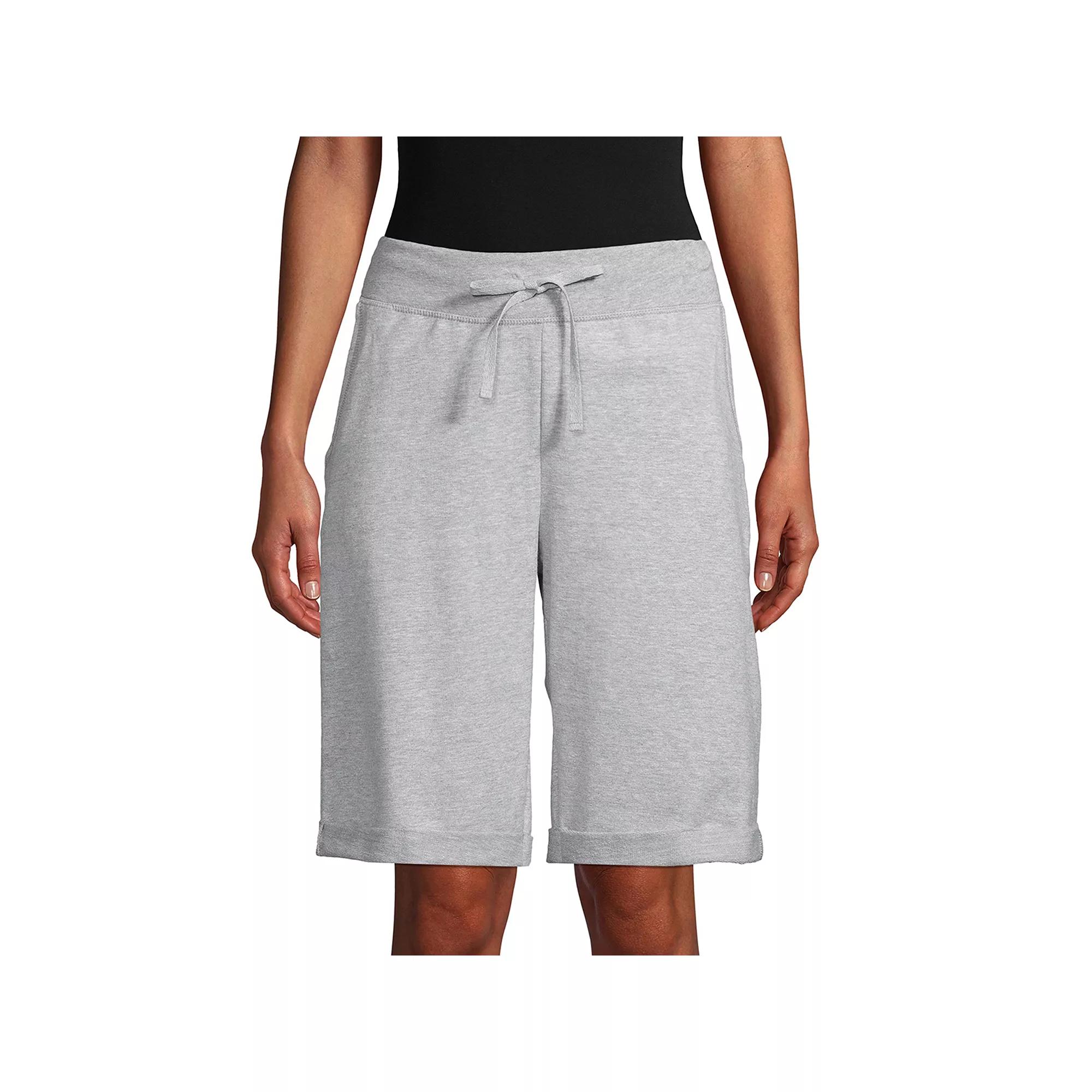 Women's Hanes® French-Terry Bermuda Shorts,  Product Image