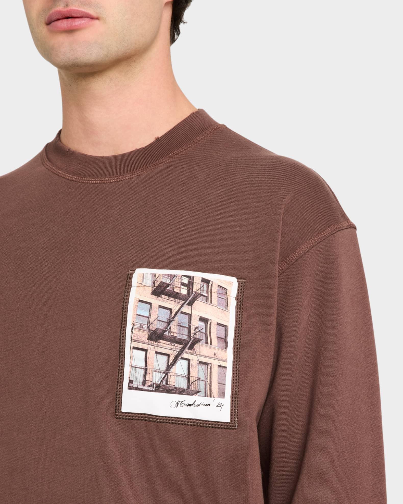 Men's Postcard Crew Sweatshirt Product Image