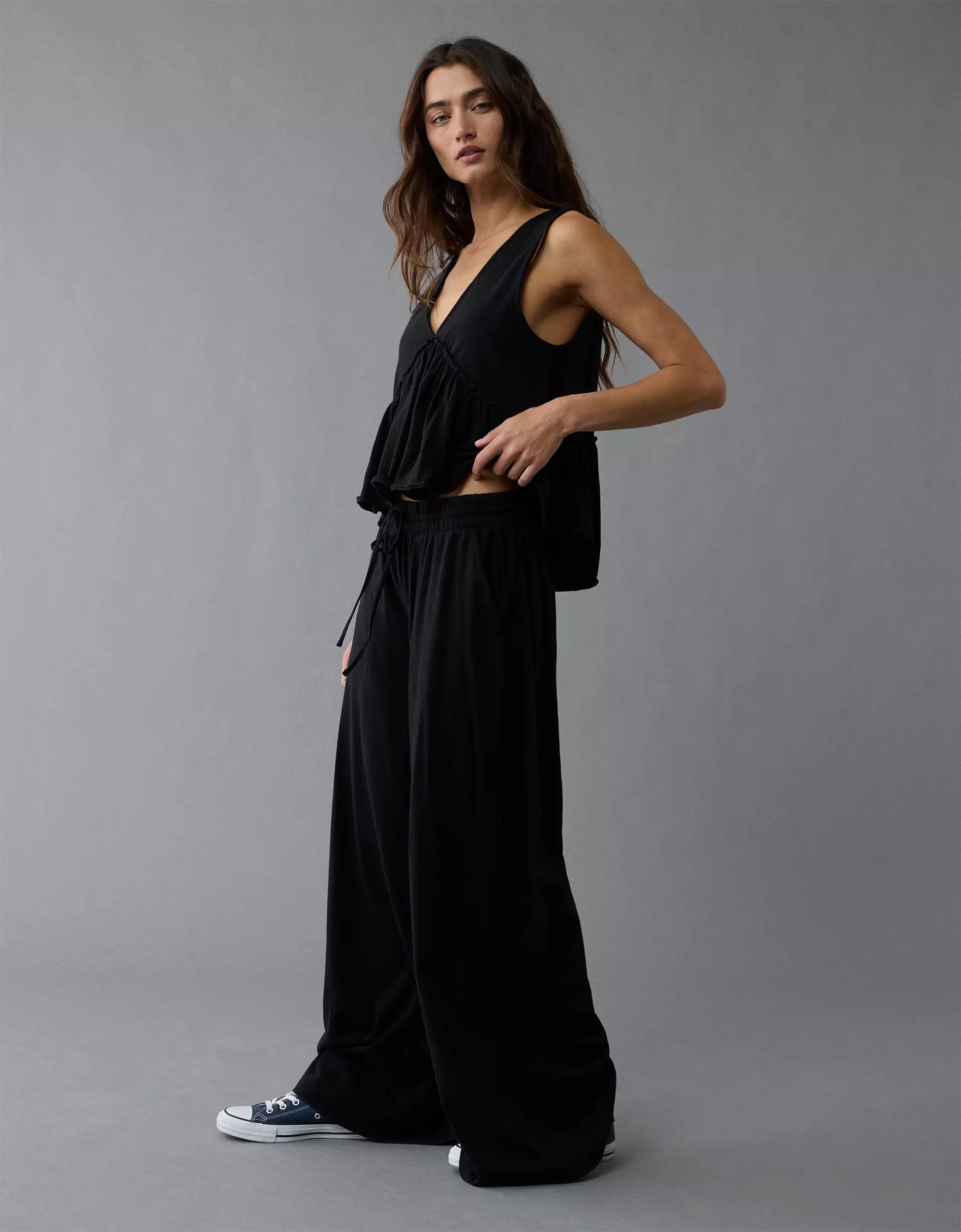 AE Sunchaser Knit High-Waisted Pant Product Image