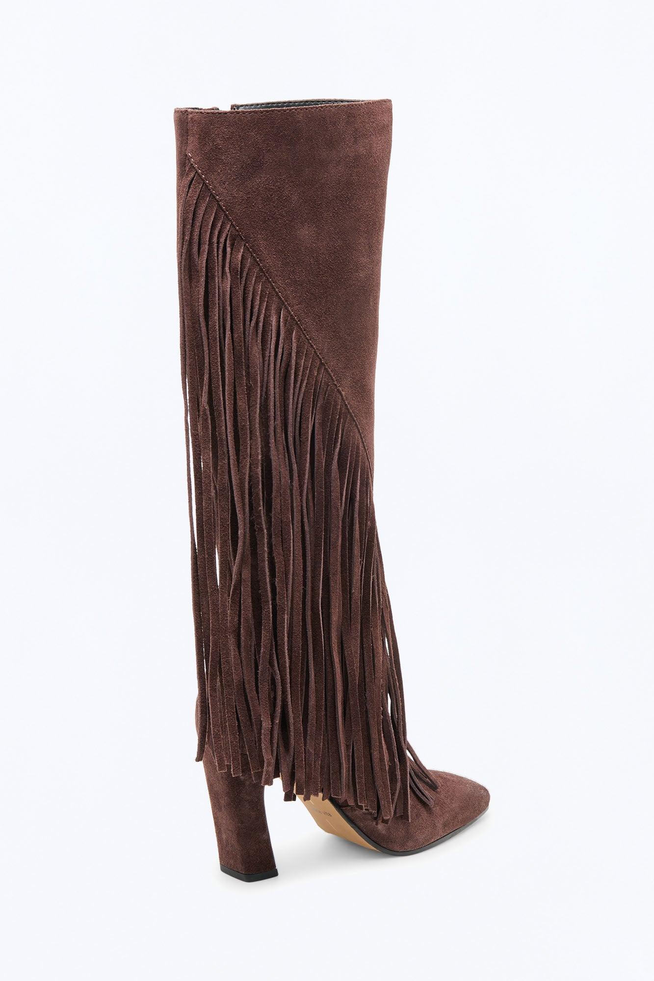 Dolce Vita Giano Suede Boots - Chocolate Female Product Image