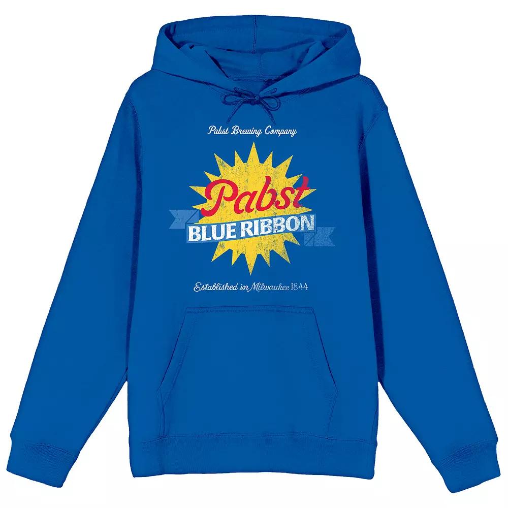 Women's Pabst Blue Ribbon Vintage Logo Graphic Hoodie, Girl's, Size: Large Product Image