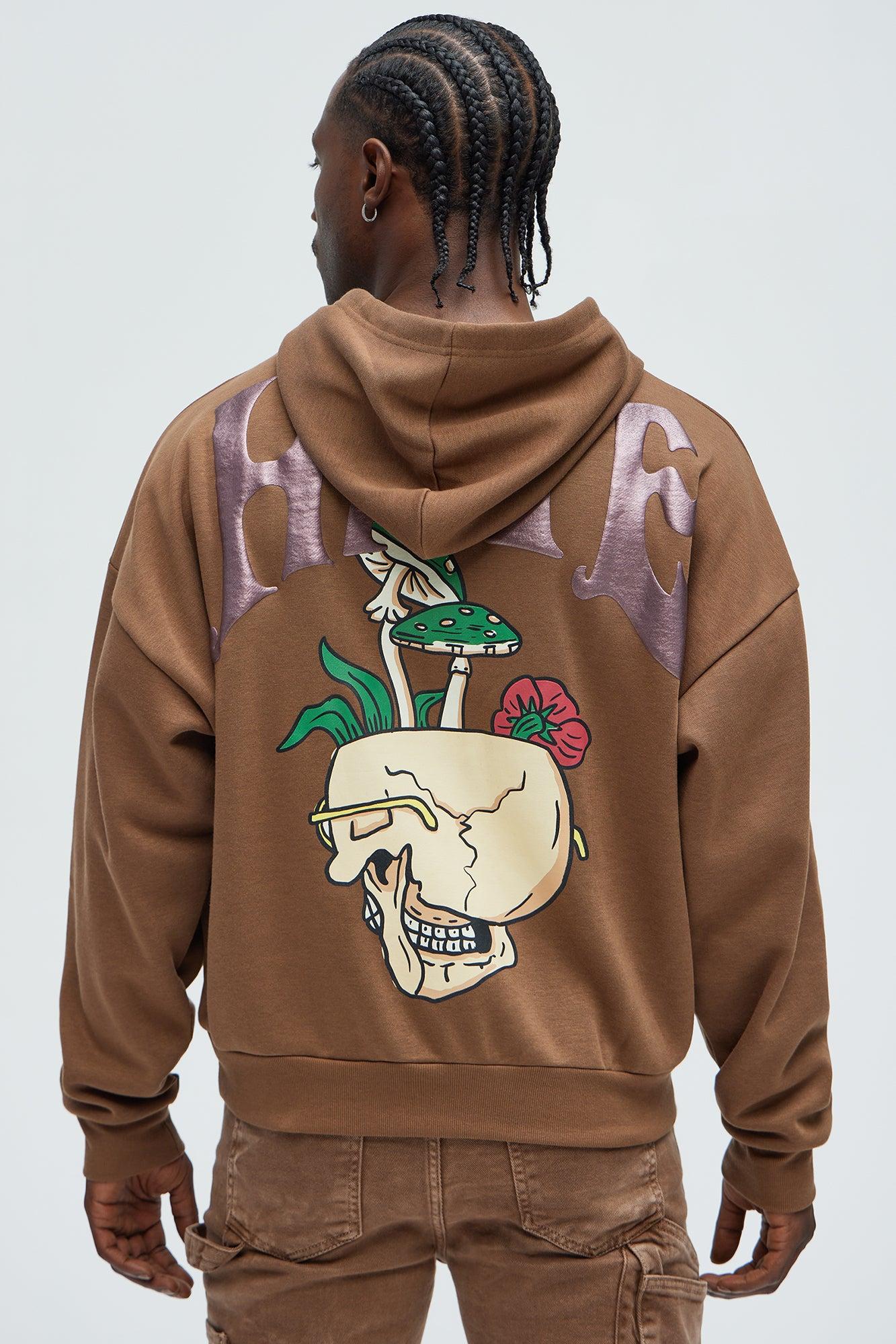 Don't Trip Just Trip Hoodie - Tan Product Image