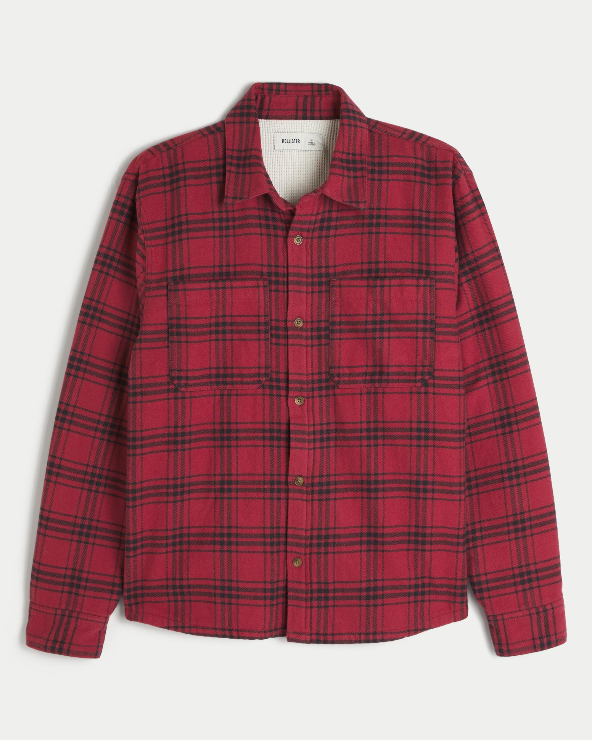 Thermal-Lined Flannel Shirt Product Image