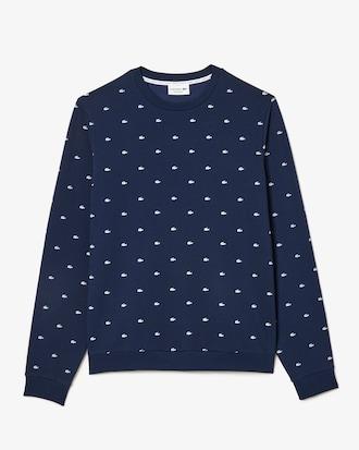 Crocodile Print Loungewear Sweatshirt Product Image