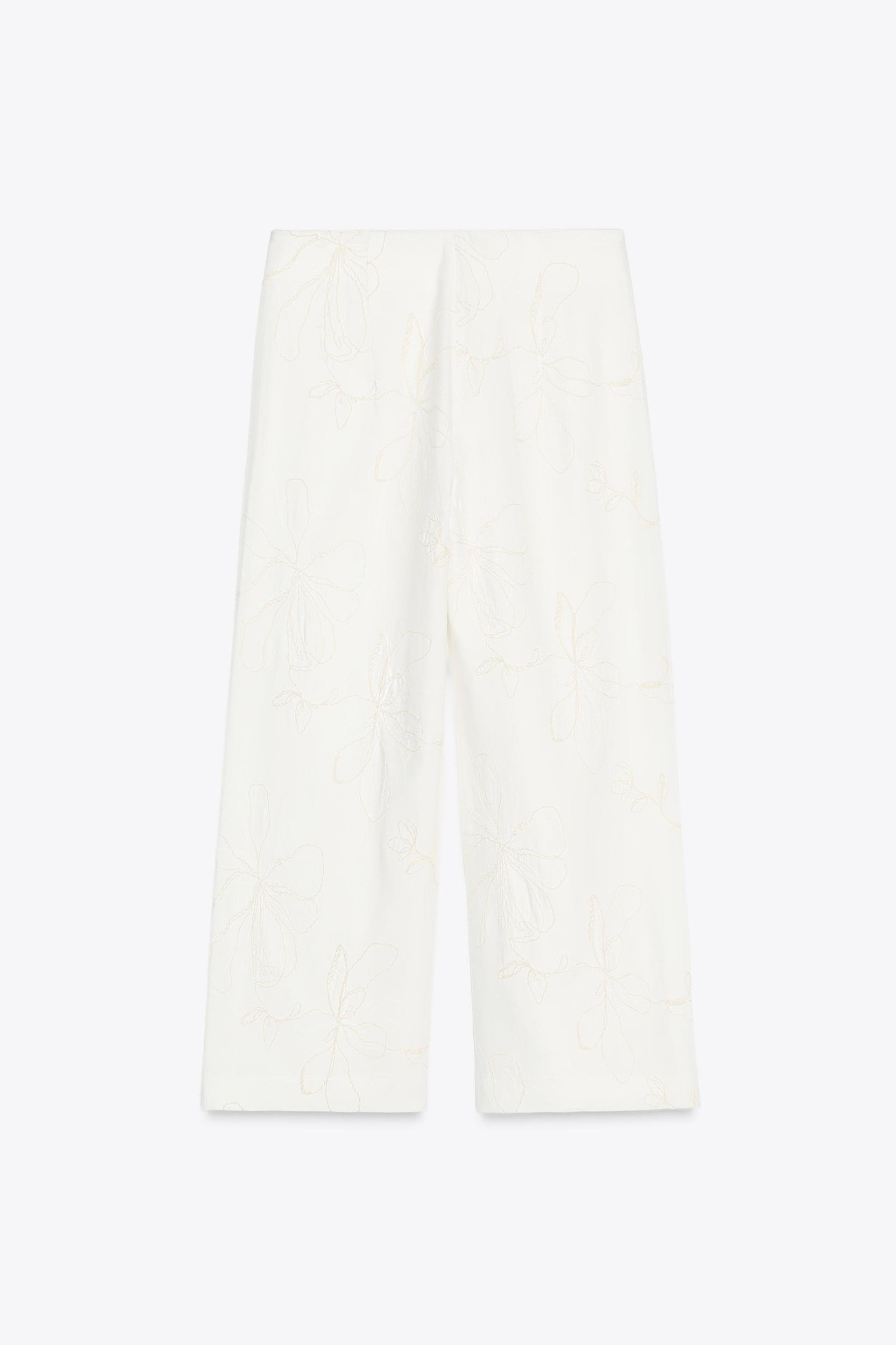 ZW COLLECTION EMBROIDERED CULOTTES Product Image