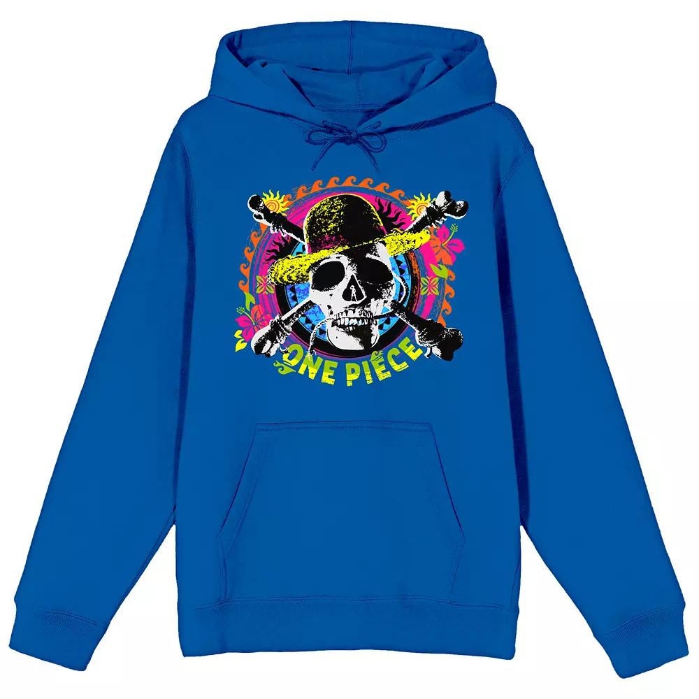 Juniors' One Piece Neon Skull Hoodie, Women's,  Product Image