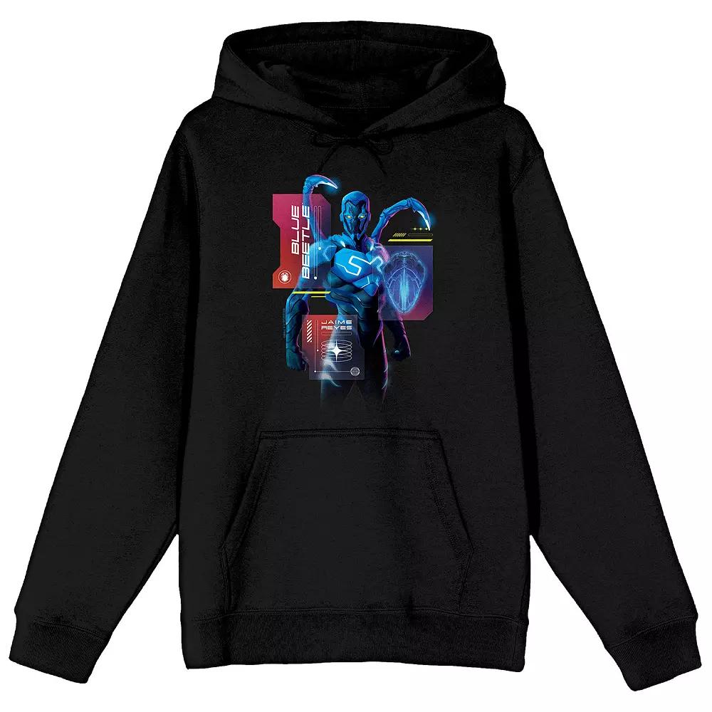 Men's Blue Beetle Superhero Graphic Hoodie,  Product Image