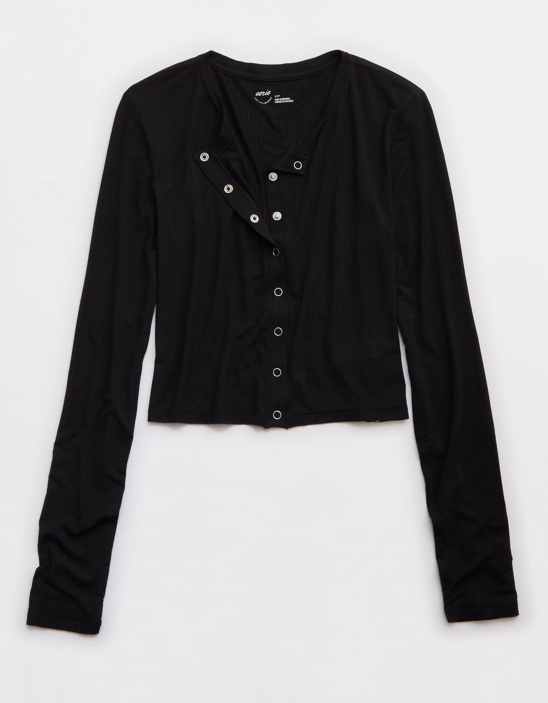 Aerie Superchill Modal Rib Cardigan Product Image