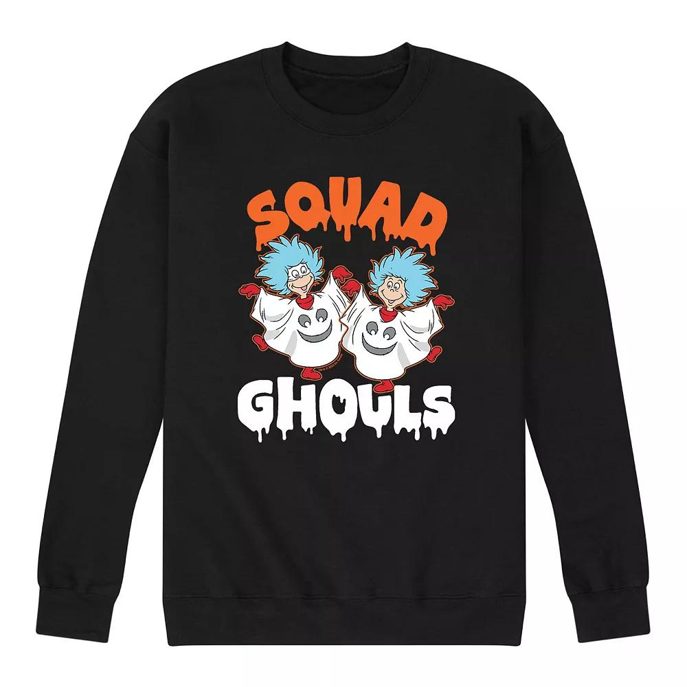 Men's Dr. Seuss Squad Ghouls Sweatshirt, Size: Medium, Black Product Image