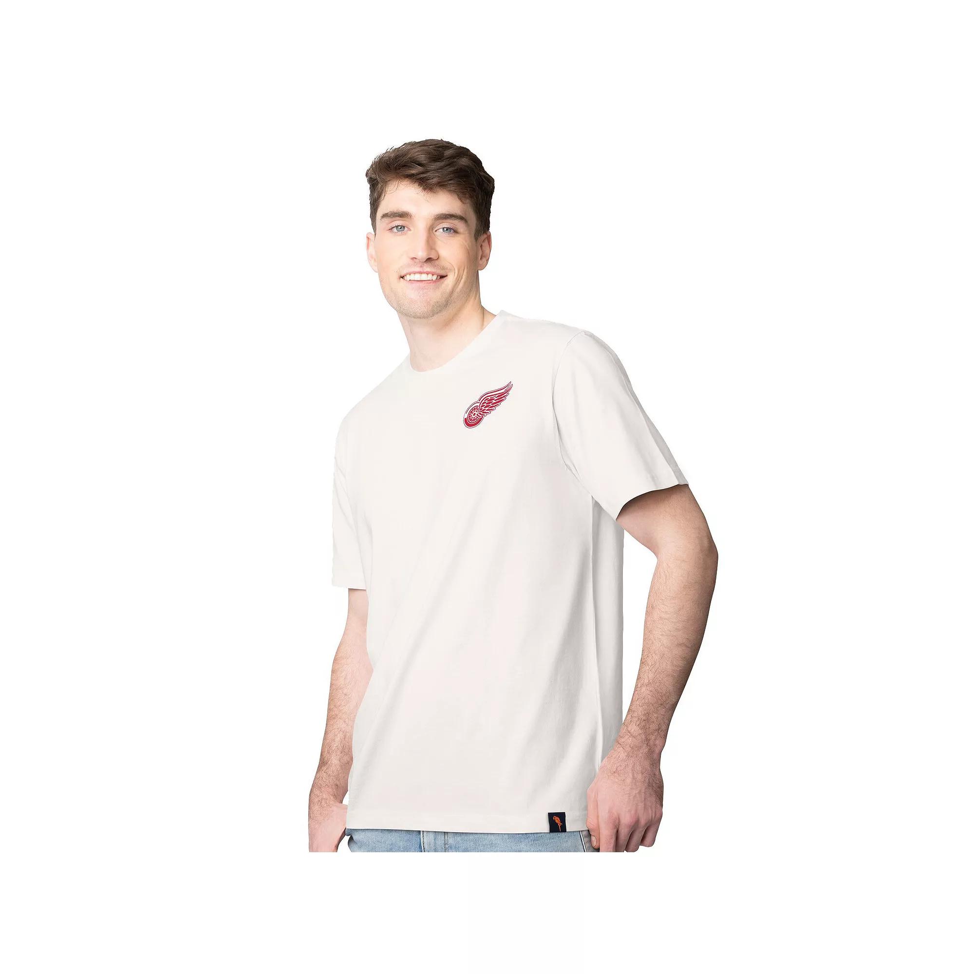 Men's Margaritaville Cream Detroit Red Wings Time Flies T-Shirt,  Product Image