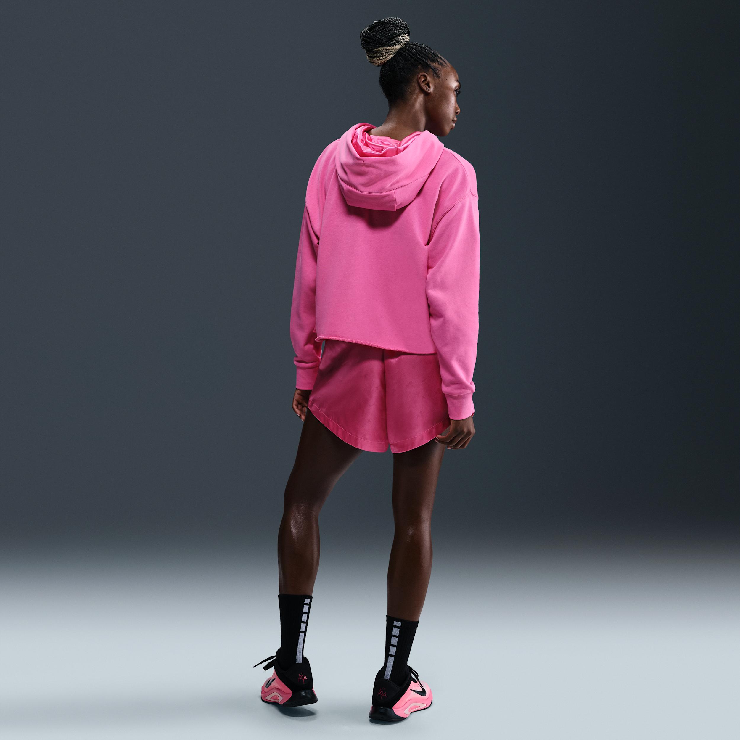 Nike Women's A'ja Wilson Oversized Cropped Basketball Hoodie Product Image
