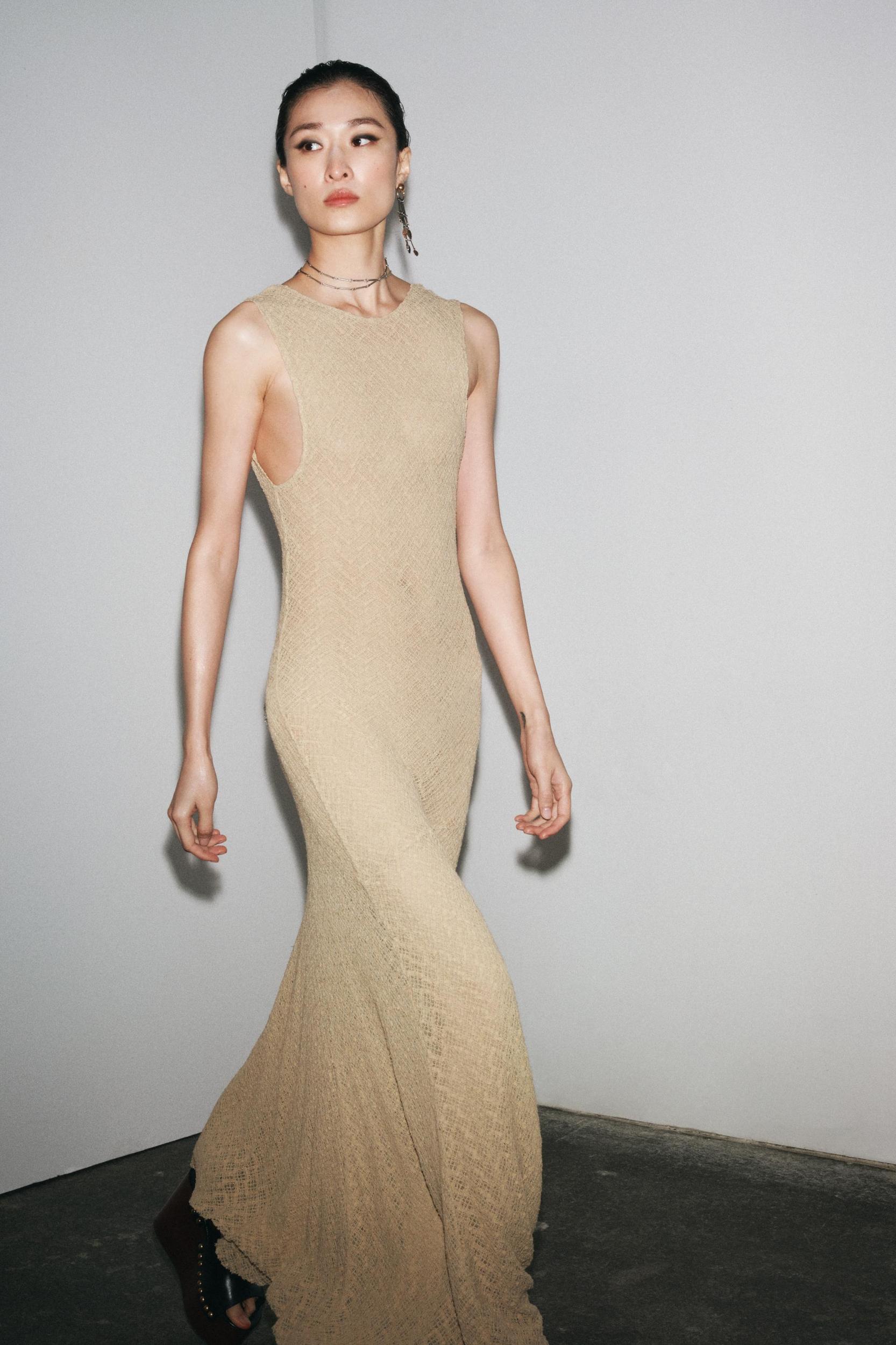 LONG LACE DRESS Product Image