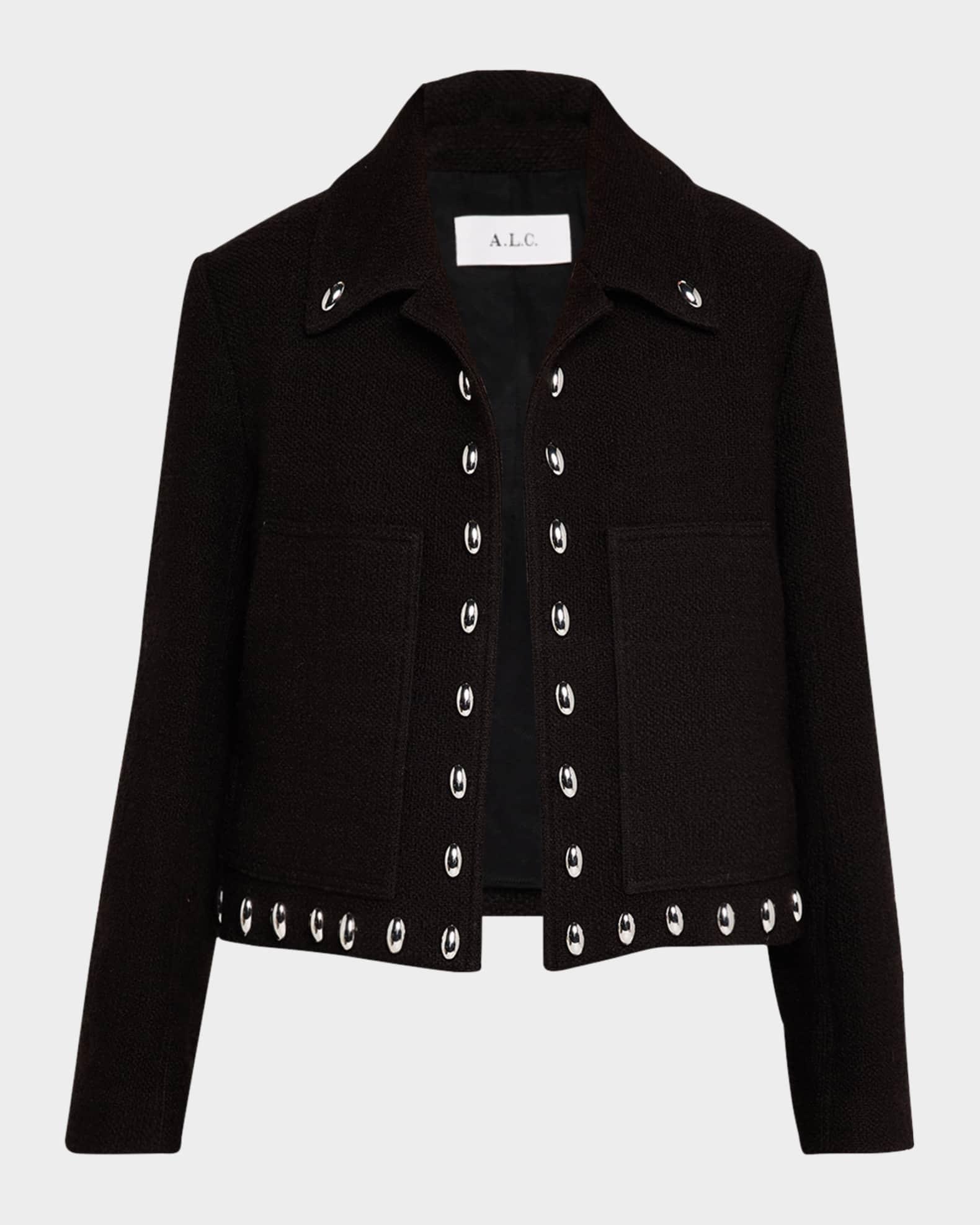 Grey Studded Jacket Product Image