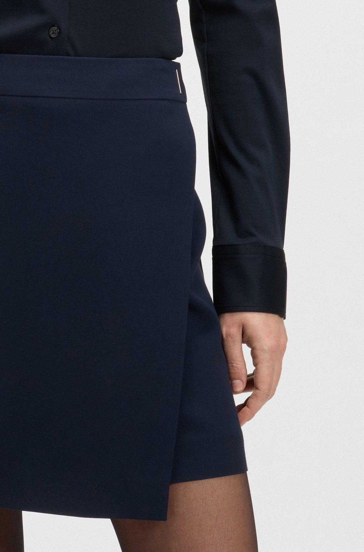 Extra-slim-fit blouse in cotton jersey Product Image