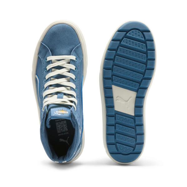 PUMA Kaia 2.0 Mid Novelty Women's Sneakers in Blue Horizon/Frosted Ivory/White Product Image