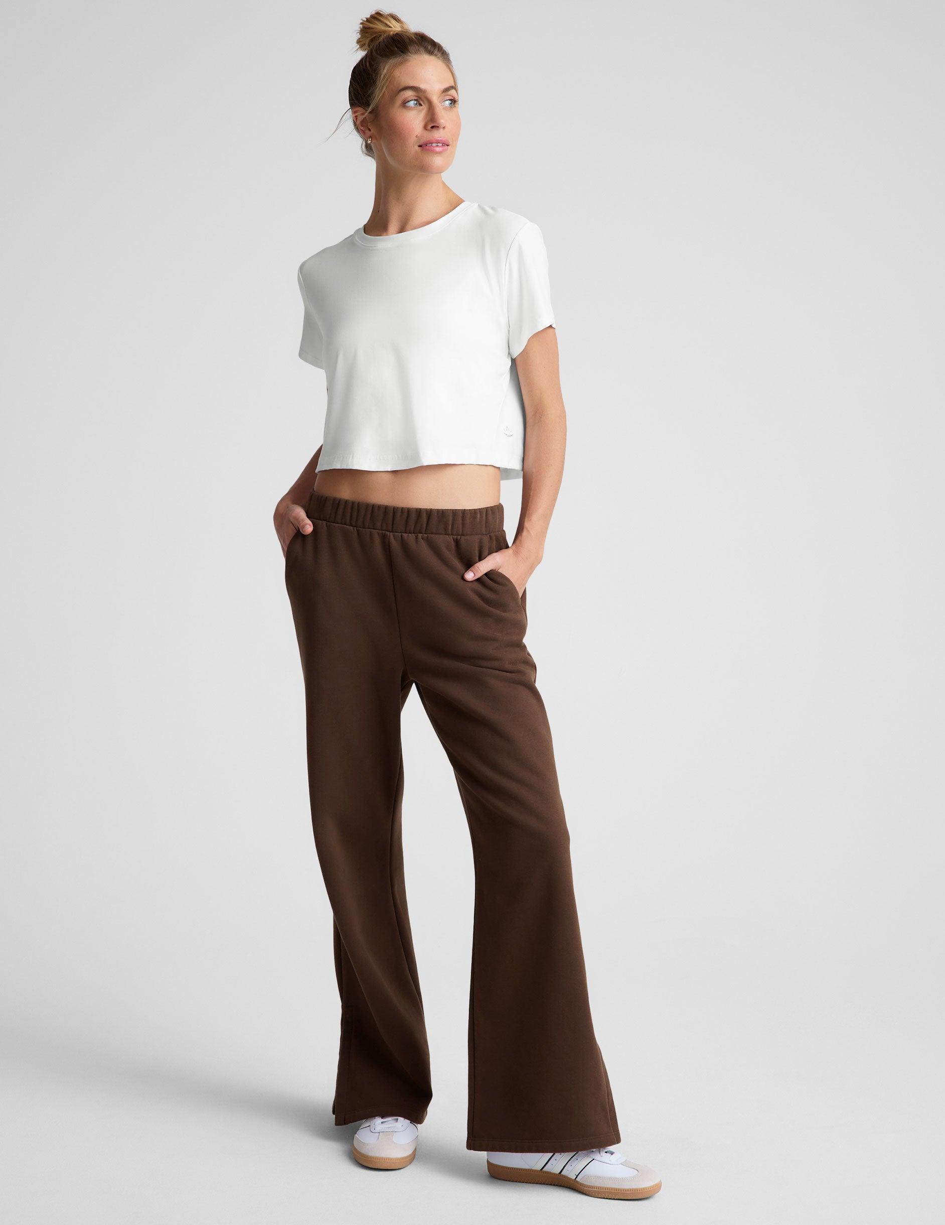 LuxeFleece Wide Leg Pant Product Image