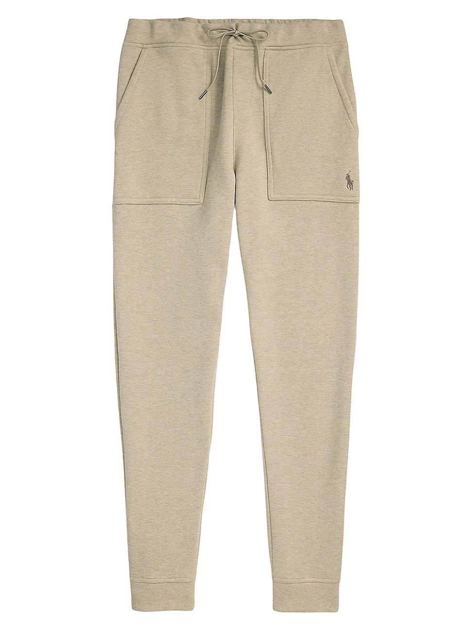 Mens Logo Cotton-Blend Double-Knit Sweatpants Product Image