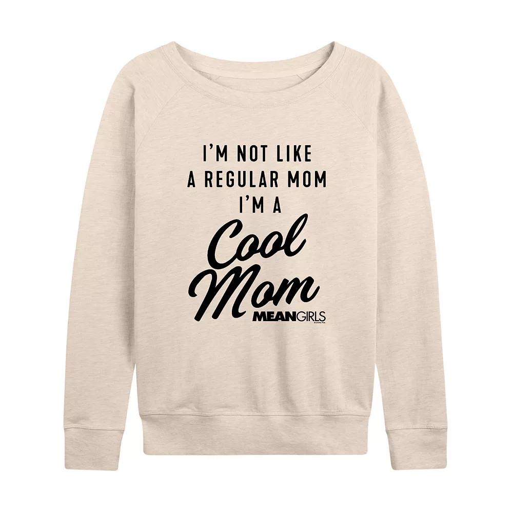 Women's Mean Girls Cool Mom French Terry Long Sleeve Tee,  Product Image