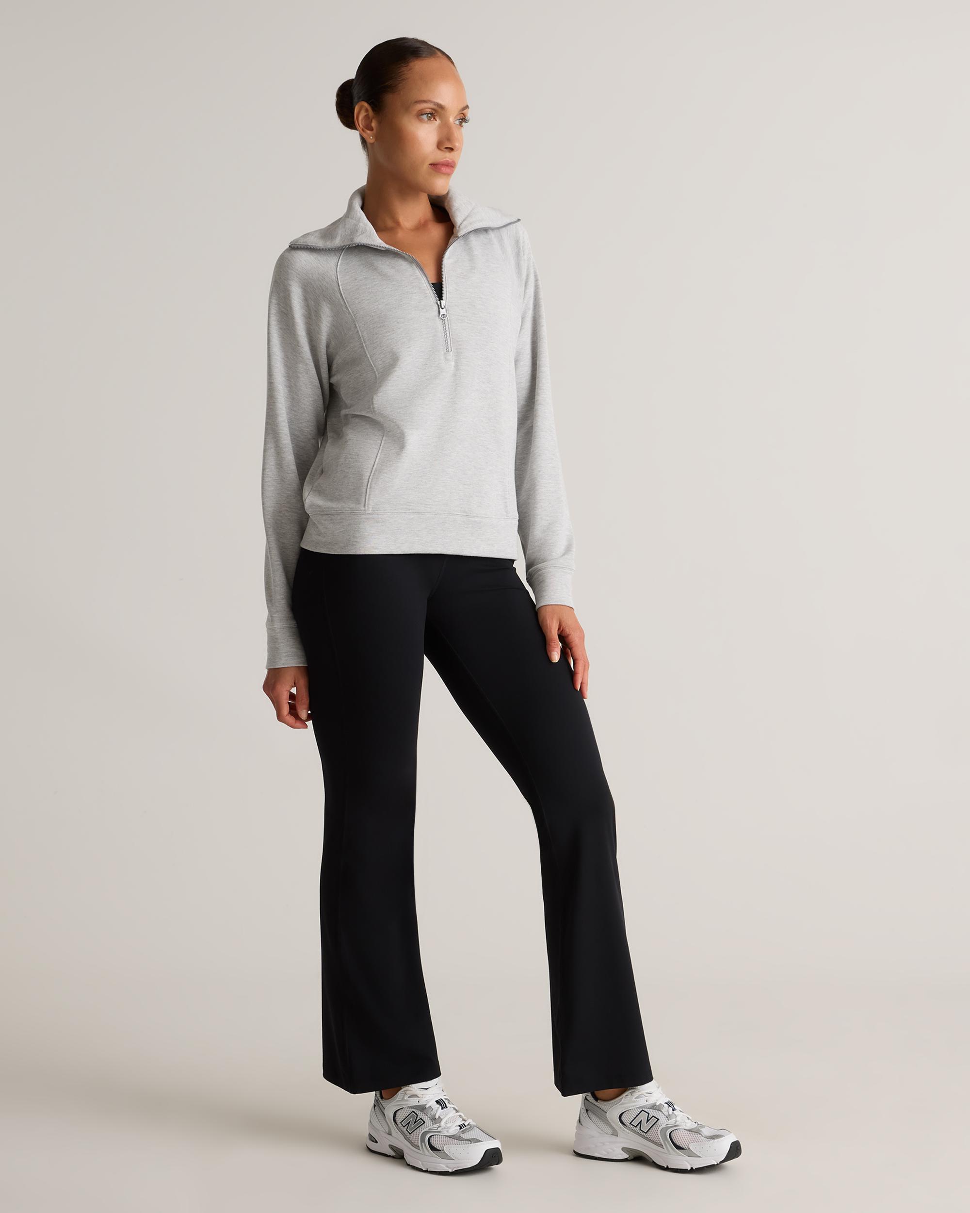 Quince | Women's SuperSoft Fleece Half Zip Lenzing Modal Product Image