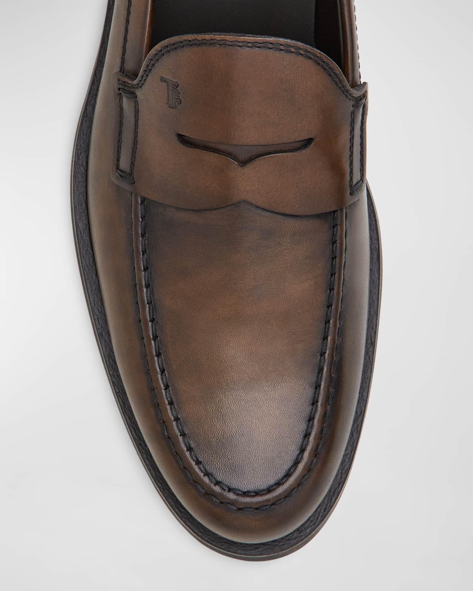 Tods Mens Mocassino Slip On Penny Loafers Product Image