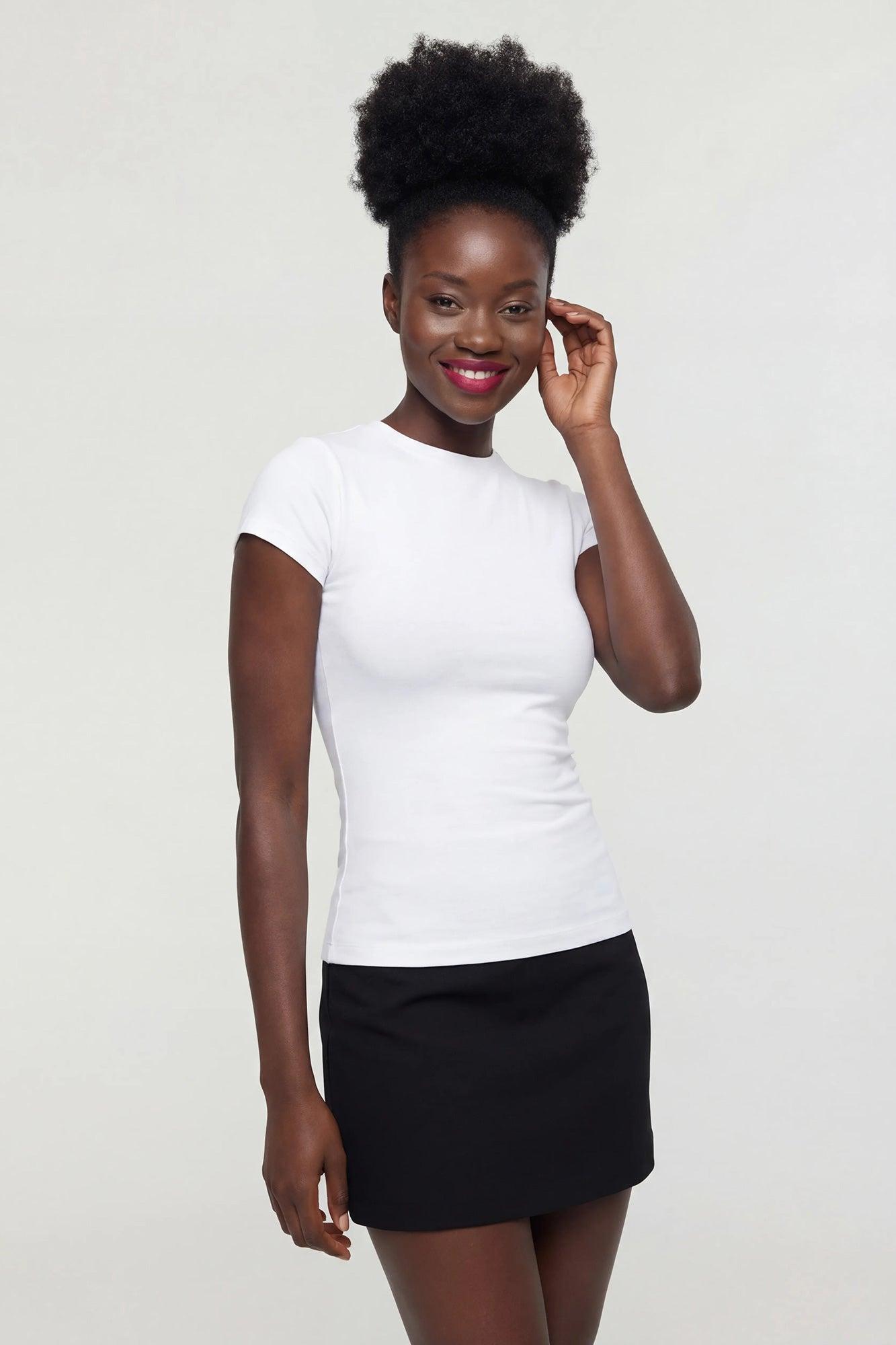 High Neck T-Shirt Female Product Image