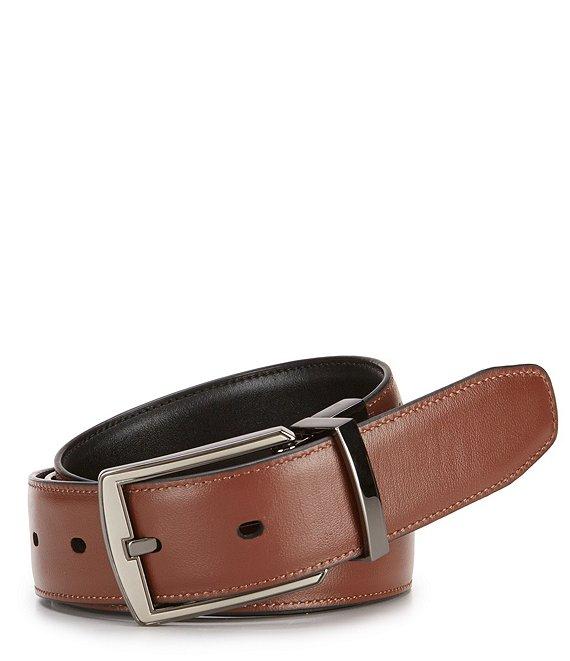 Roundtree & Yorke Hi-Lo Reversible Leather Belt Product Image