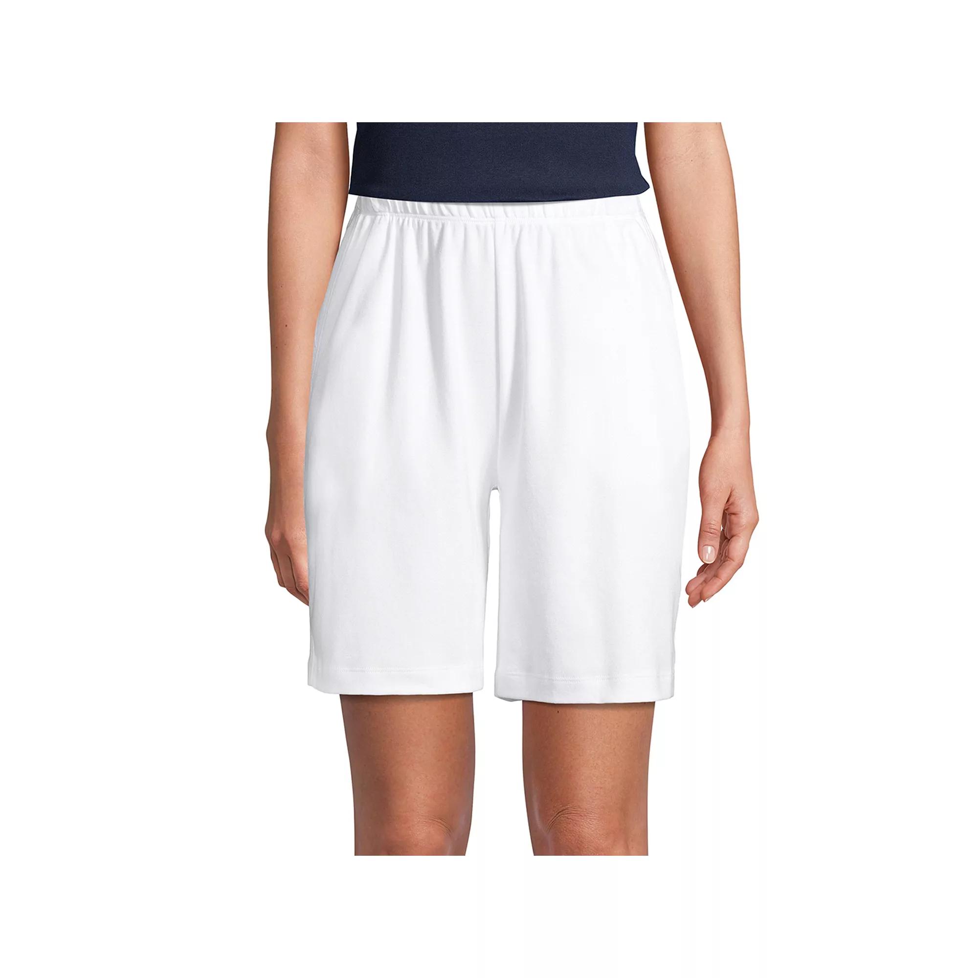 Women's Lands' End Sport Knit Pull-On Shorts,  Product Image