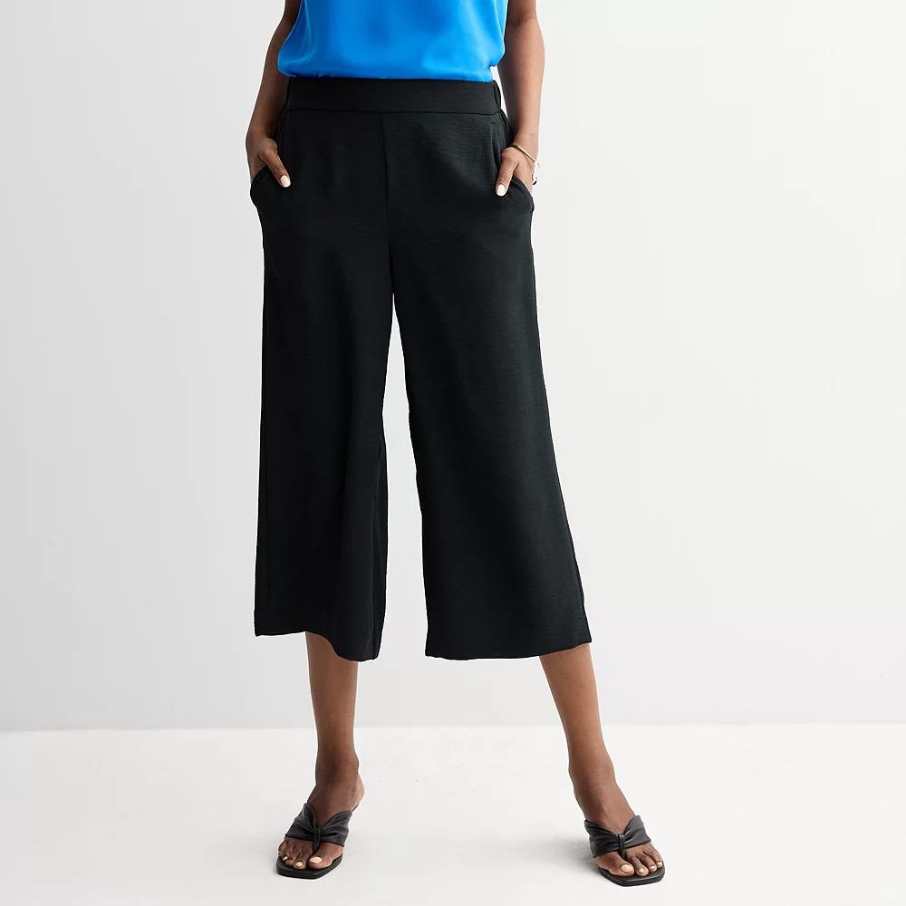 Women's Nine West Pull-On Wide-Leg Crop Pants,  Product Image
