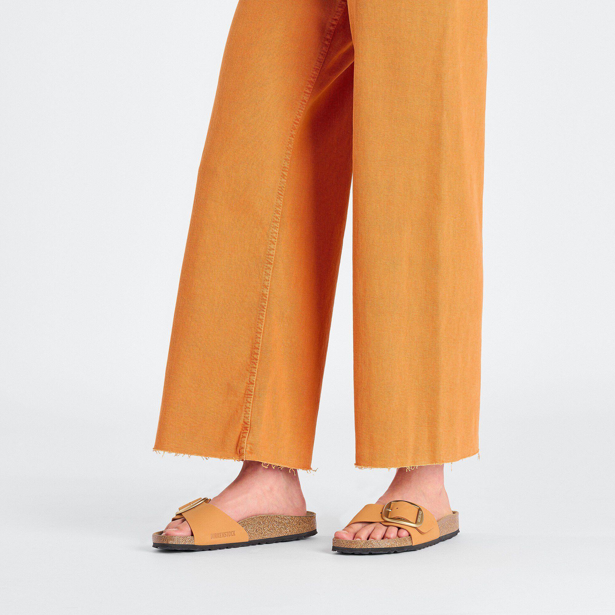 Madrid Big Buckle Nubuck Leather Ecru Product Image