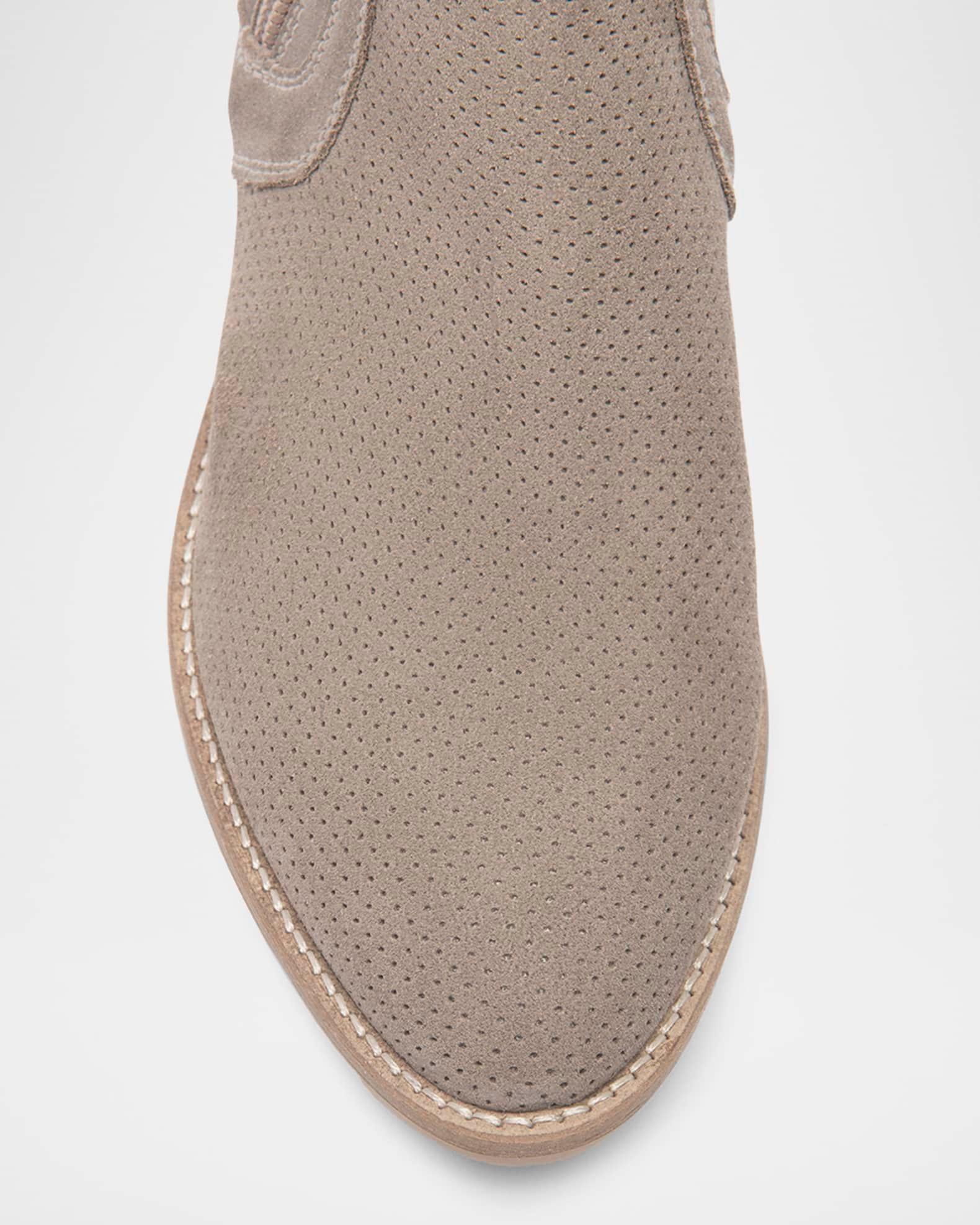 Suede Western Ankle Booties Product Image