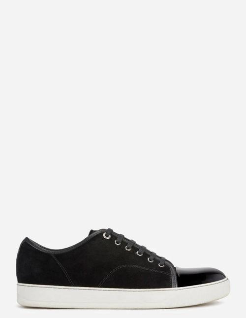 Black DBB1 Suede & Patent Leather Sneakers Product Image