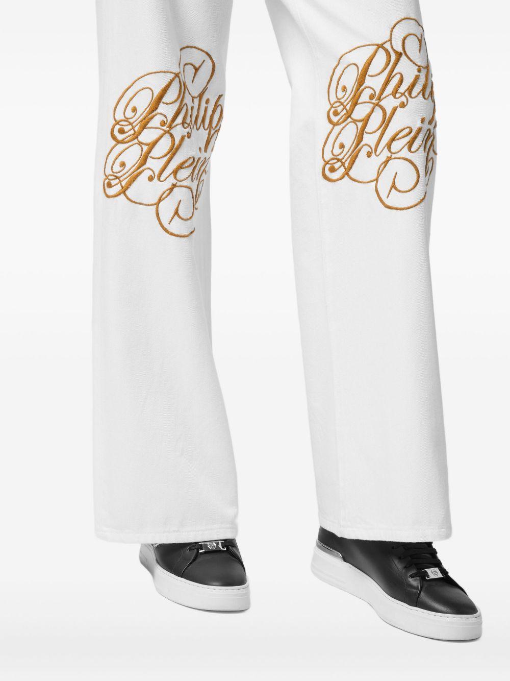 logo-embroidered jeans Product Image