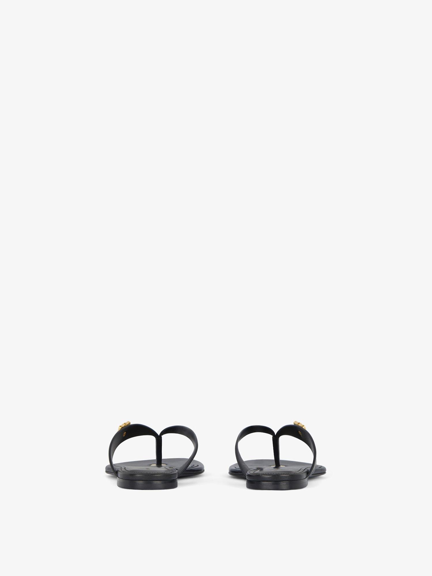 Tong sandals 4G Liquid in leather Product Image
