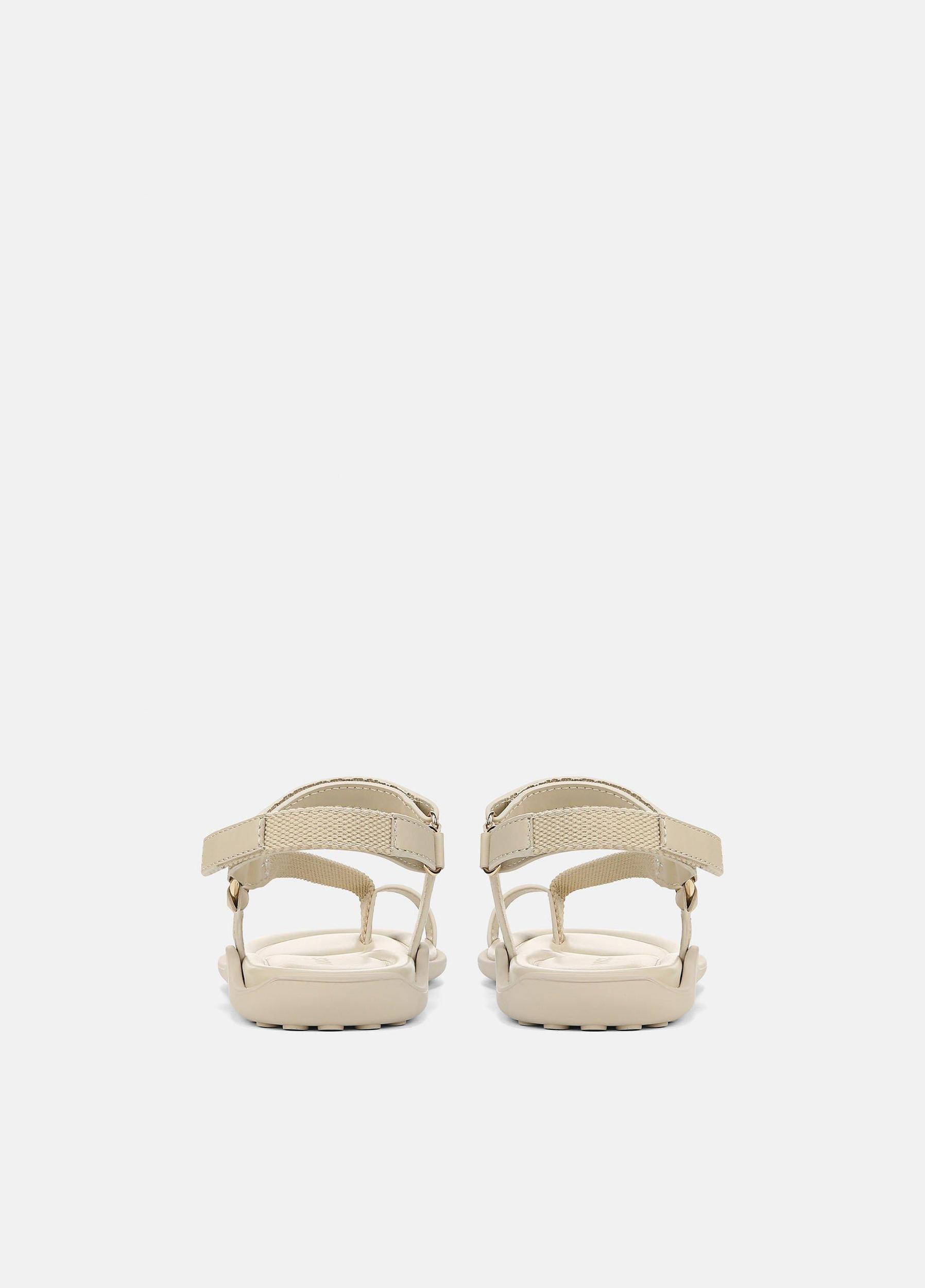 Summer Leather & Canvas Sandal Product Image