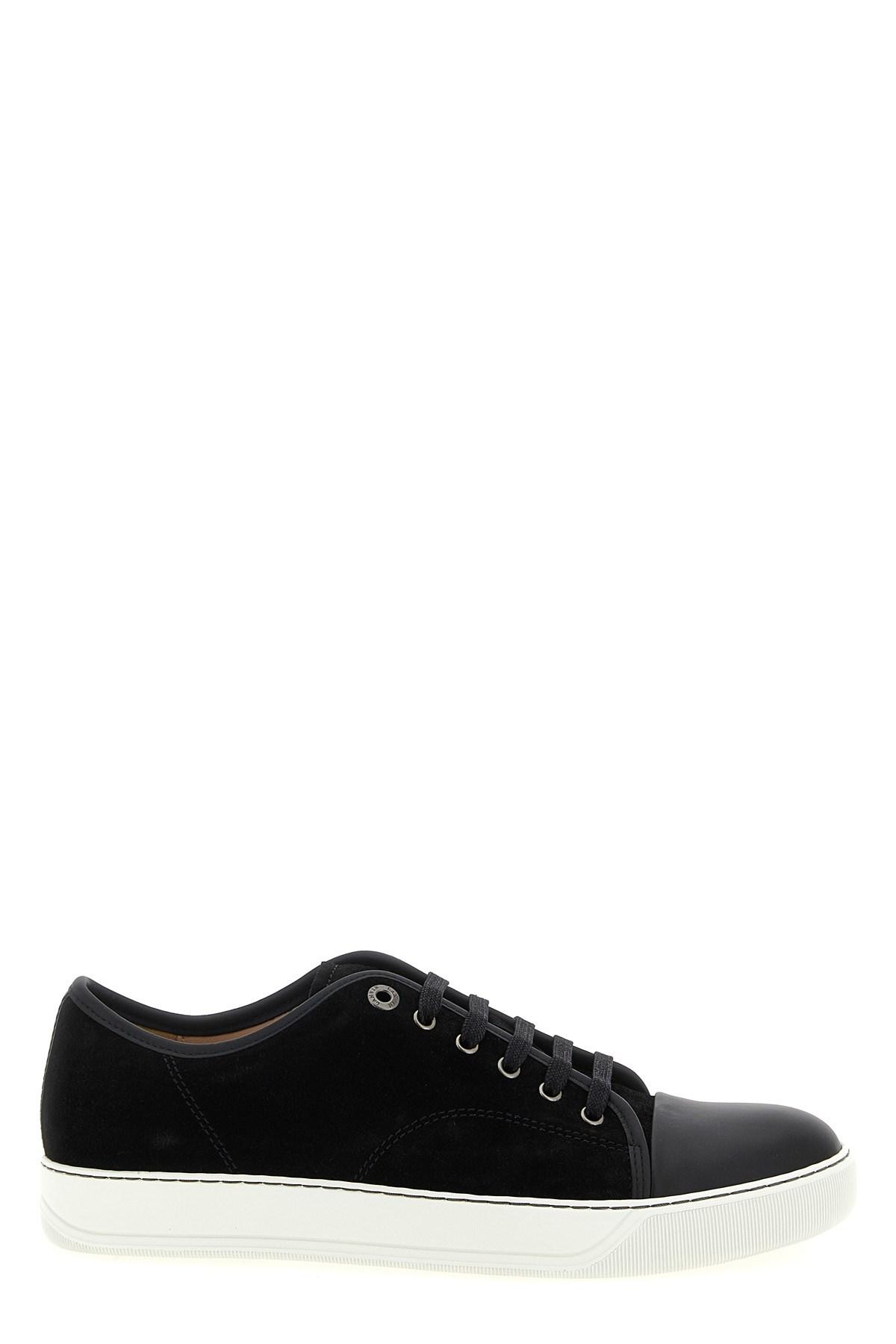 Black DBB1 Suede & Patent Leather Sneakers Product Image
