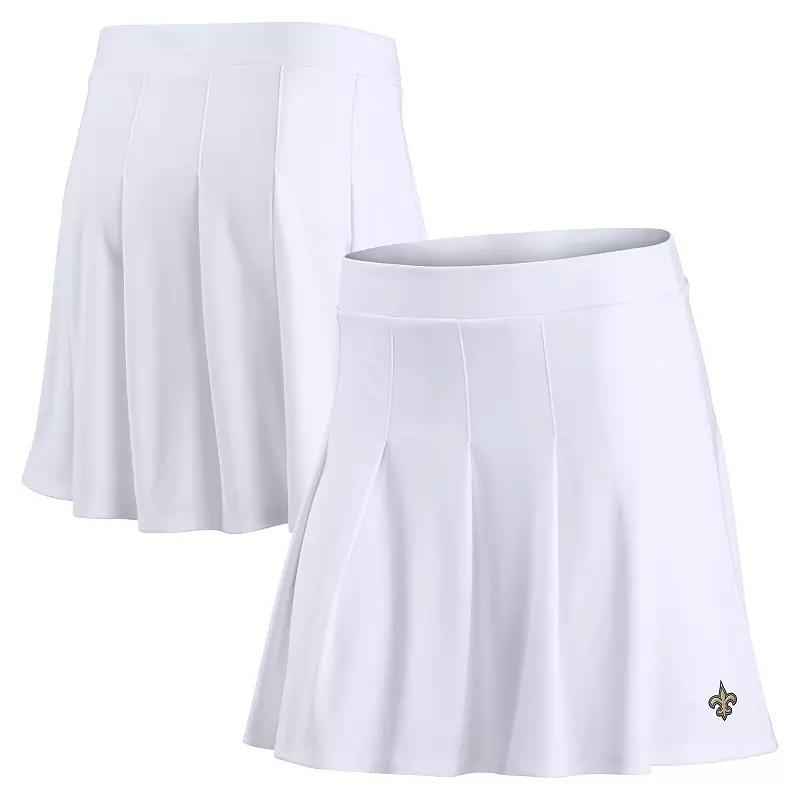 Women's Fanatics White Pittsburgh Steelers Primary Logo Tennis Skort,  Product Image